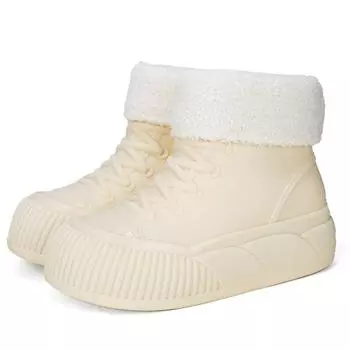 Men s Women s Unisex Waterproof PVC Duck Boots New Style Lightweight Knee-Height Rain Snow Shoes Rubber Insole Gardening Winter 40