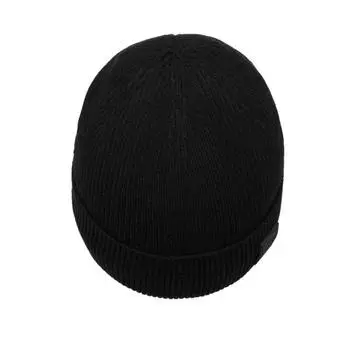 Мужская шерстяная шапка Новая зимняя мода Термальная шапка Флисовая утолщенная уличная велосипедная вязаная шапка Мужская one size fits all красный