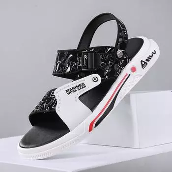 Men Sandals Breathable Canvas Summer Casual Shoes Outdoor Comfortable Mens Slippers Fashion 2022 Newest Men Beach Sandals 38