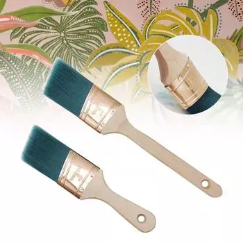 Меньше следов от кисти Мягкая щетина Кисть 2 дюйма Инструменты для чистки стен Прочная кисть для чистки Short Handle