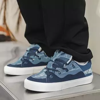 Men Shoe Versatile Casual Sneakers Breathable Running Shoes Designer Skateboard Shoes Fashion Bread Shoes Zapatillas De Deporte 35