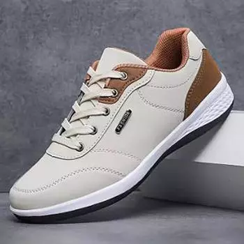 Men Shoes Spring Autumn Waterproof Walking Sneakers Leisure Sports Shoes Non Slip Footwear Tennis Men 44 белый