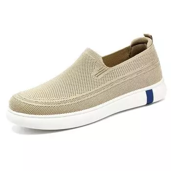 Men Shoes Summer Fashion Casual Mesh Breathable Slip on Platform Shoes Plus Size 39-44 Sneakers Non-slip Flats Loafers 39