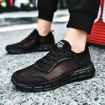 Men Sneaker Shoes Summer 2024 Mesh Sneakers Breathable Lightweight Casual Shoes Comfortable Walking Shoes Zapatillas Hombre 41