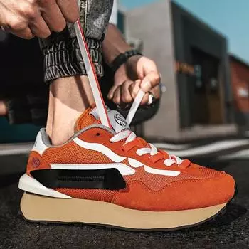 Men Sneakers 2024 New Autumn Board Shoes Hot Sale Casual Shoes for Man Wear-resistant Non Slip Outdoor Designer Shoe Solid Color 39 зелёный