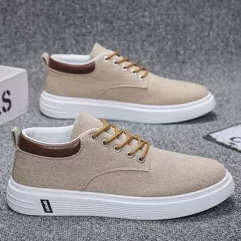 Men Sneakers Casual Shoes Men Flats Zapatillas Hombre Lightweight Canvas Breathable Shoe Mens White Sports Tenis Shoes 39