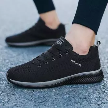 Men Sneakers Knit Shoes Fashion Casual Breathable Athletic Gym Lightweight Men Sneakers Casual Shoes Outdoor Walking 40