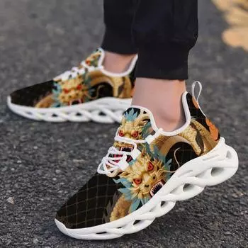 Men Sneakers Running Shoes Lace Up Men s Vulcanize Shoes Women Light Soft Men Comfortable Jogging Trekking Athletic Men Footwear 44