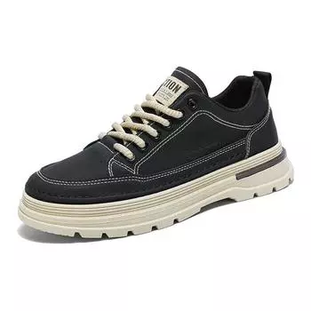 Men Sports Running Shoes Outdoor Walking Soft Casual Sneakers Fashion Designer Leather Sneaker Waterproof Men s Tennis Masculina 40 чёрный