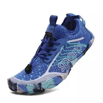 Men Water Swimming Shoes Women Sneakers Barefoot Beach Sandals Upstream Aqua Shoes Quick-Dry River Sea Diving Gym Shoes Man 36 чёрный