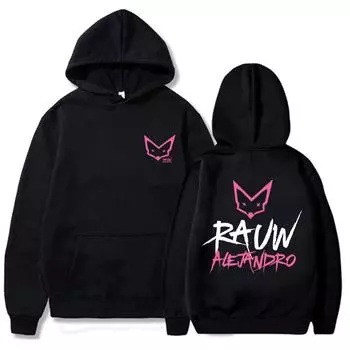 Men/Women Clothing Rapper Rauw Alejandro Saturno Hoodies Long Sleeve Casual Fleece Hooded Sweatshirt Sudadera Ropa Hombre Unisex S