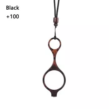 Men Women Permanent Adjustable Full Frame Eyewear Accessories Presbyopia Glasses Reading Glasses black-+100