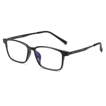 Men Women Ultralight TR90 Frame Reading Glasses Anti Blue Light Business Square Frame Presbyopia Eyeglasses +100 degrees