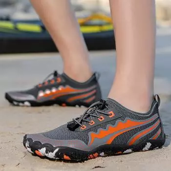Men Women Water Barefoot Shoes Beach Shoes Quick Dry Upstream Sports Sandals Gym Lightweight Sandals Couple Wading Sneakers 46 36