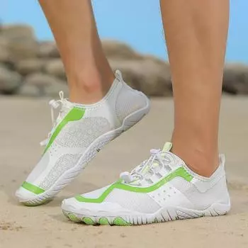 Men Women Water Barefoot Shoes Beach Shoes Quick Dry Hiking Breathable Sports Sandals Training Shoes Comfortable Sandals 35-46 35 белый