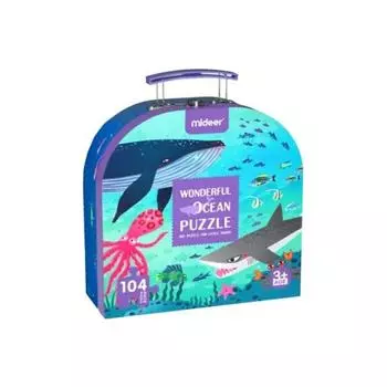 Mendeer Wonderful Ocean Puzzle, 1, 104 Peace, Лучшая головоломка для малышей в Корее