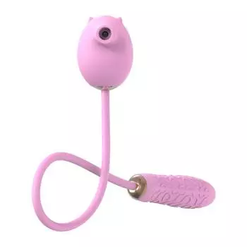 Meng Chong Paige женский двуглавый сосущий многочастотный столкновение второй прилив вибрации AV мастурбатор секс-игрушки для взрослых bight blue