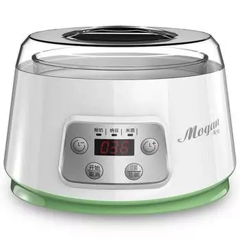 Mengde ZCW-S03Интеллектуальная машина для приготовления йогурта, бытовая автоматическая стеклянная подкладка, постоянная температура, время ферментации, рисовое вино Natto Stand-Alone