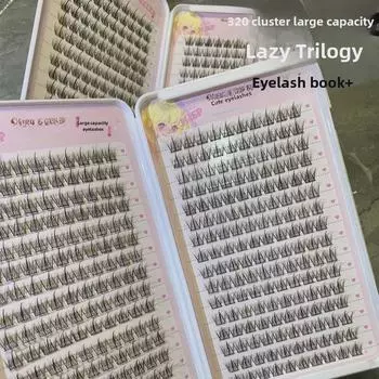 Mengji Shangpin Ленивая трилогия Фотогеничная густая секционная книга ресниц