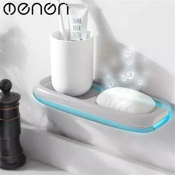 MENGNI мыльница без удара, настенная мыльница, портативный держатель для мыла, гаджеты для ванной комнаты, держатель для мыльницы, аксессуары для ванной комнаты белый