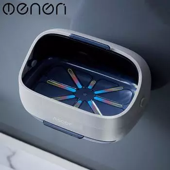 MENGNI водостойкая мыльница для ванны, настенный дозатор мыла для ванной комнаты, полый слив, мыльница, держатель для мыла, аксессуары для домашней ванной комнаты серый