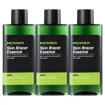 Mennen Skin Bracer Essence Мужской лосьон для кожи, набор из 3 предметов, 215 мл, 3 предмета