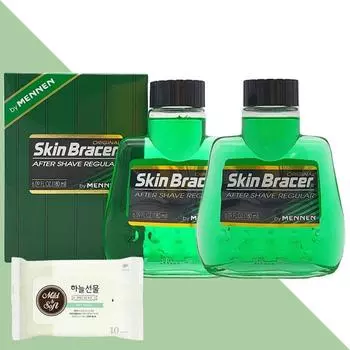 Mennen Skin Bracer Средство после бритья Regular 180мл 2шт, 2шт