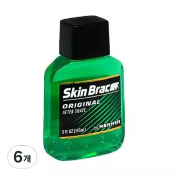 Mennen Skinbracer Original Средство после бритья, 147мл, 6 шт., лучшая мужская косметика Кореи