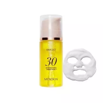 MENOKIN Bright 30 Seconds Quick Bubble Mask 95ml*1Pc/2Pc 1Pc