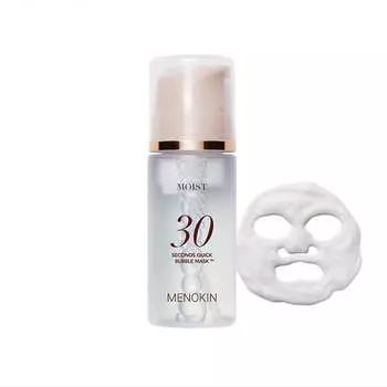 MENOKIN Увлажняющая 30-секундная быстродействующая пузырьковая маска 95 мл*1 шт/2 шт 1Pc