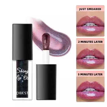 Меняющее тепло масло для губ, прозрачное и легко наносимое, меняющая цвет глазурь для губ, осветление линий губ и объемный макияж губ 4.6ml