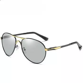 Меняющие цвет солнцезащитные очки, очки ночного видения с жабой, солнцезащитные очки для вождения, очки для мужчин и женщин