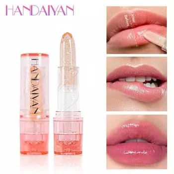 Меняющий цвет бальзам для губ, температурная помада, долговечная водостойкая кристальная желейная помада, макияж