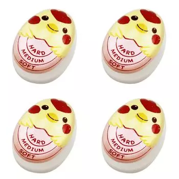 Меняющий цвет пластиковый сигнал тревоги вареного яйца милые мини-кухонные гаджеты (розовый)