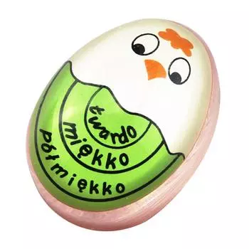 Меняющий цвет пластиковый сигнал тревоги вареного яйца милые мини-кухонные гаджеты (зеленый)