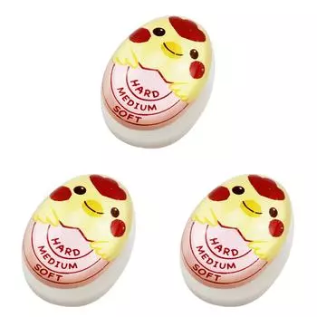 Меняющий цвет пластиковый сигнал тревоги вареного яйца милые мини-кухонные гаджеты (розовый)