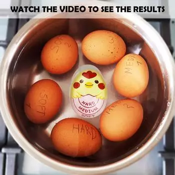 Меняющий цвет пластиковый сигнал тревоги вареного яйца милые мини-кухонные гаджеты (розовый)