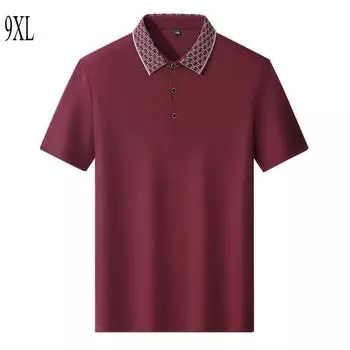 Mens Golf Shirt Moisture Wicking Quick-Dry Print Performance Polo Shirts for Men 9XL M