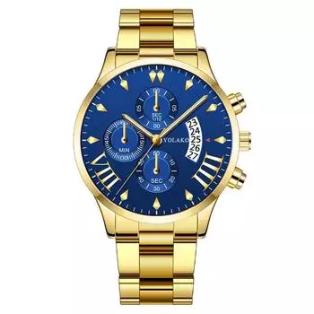 Mens Leather Business Fashion Watch Strap Watch For Gift Giving One Size