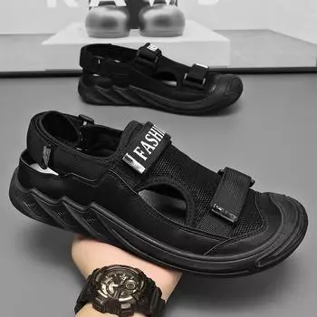Mens Sandals Casual Shoes Outdoor 2025 Summer Slippers Beach Walking Sandals Comfort Luxury Designer Fashion Sports Roman Shoes 39
