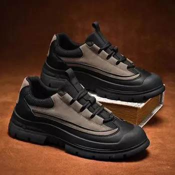 Mens Shoes Genuine Leather Winter Boots Men Shoes Big Size Military Coturnos Original Ariat Boots for Man Original Shoe Replicas 40