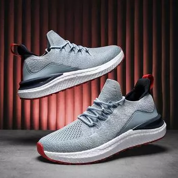Mens Womens Shoes Lac -Up Men Casual Shoes Lightweight Tenis Walking Sneakers Comfortable Breathable Masculino Zapatillas Hombre 40 синий