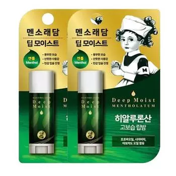 Mensoradam Deep Moist Бальзам для губ Mensol, Ментол, 4,5 г, 2 популярных корейских косметических средства
