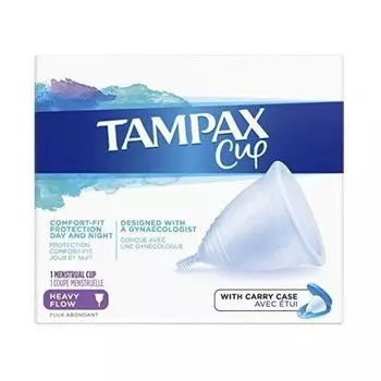 Менструальная чаша Tampax, обильные выделения