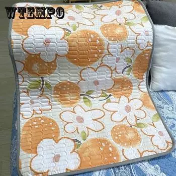 Менструальные коврики из чистого хлопка, пешеходная подушка, подвесная, с защитой от протекания, детский подгузник, двойной водонепроницаемый матрас, дышащая, теплая кашица 50*70cm