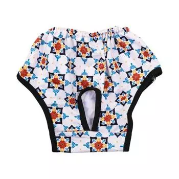 Менструальные штаны для домашних животных, подгузники для собак, трусики для физиологического периода, нижнее белье для щенков, гигиенические шорты для домашних животных для собак в течку M синий