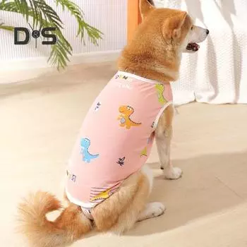 Менструальные штаны для домашних животных, подгузники для собак с защитой от проникновения, гигиенические физиологические шорты, моющееся менструальное нижнее белье, трусики, впитывающая внутренняя подушечка для нетренированных M розовый