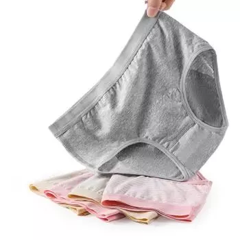 Менструальные трусы для девочек-подростков, 3 шт., герметичное нижнее белье с высокой талией, трусики L/170