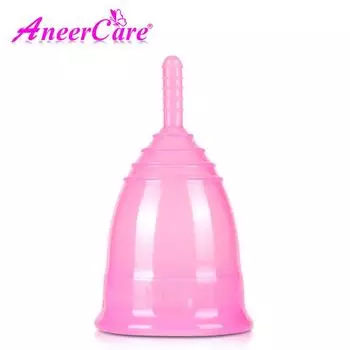 Менструальный коллектор, медицинский силиконовый Радужный цвет, стерилизатор менструальной чаши, влагалище, женский гигиенический силиконовый период менструации.(А11) S прозрачный