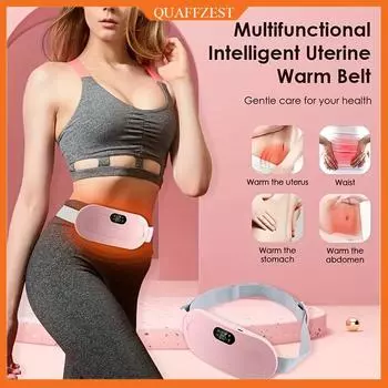 Менструальный пояс с подогревом и массажером / Менструальный теплый пояс-дворец для облегчения менструальной боли